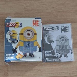 Despicable Me Stuart The Minion 3D Foam Backed Puzzle Ages 8+ NSIP